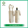 Natural Linen cotton Drawstring Wine Bag